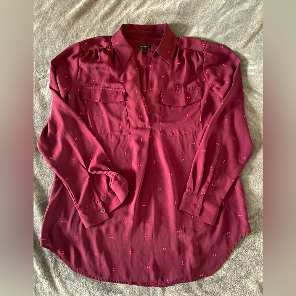 Ann Taylor Camp Shirt